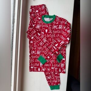 Carter’s Christmas Pajamas Family Matching Red Words - Adult Medium